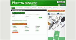 Desktop Screenshot of pakistanbusinessjournal.com